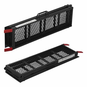 Oprijplaat staal vouwbaar 203x28cm 340kg per stuk