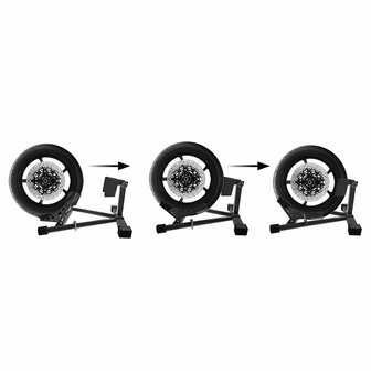 Motorfiets wielklem