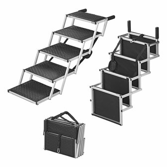 Hondentrap aluminium vouwbaar