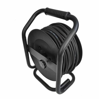 Kabelhaspel CEE 25M 3x1,5mm&sup2; (2x Schuko + 1x CEE)