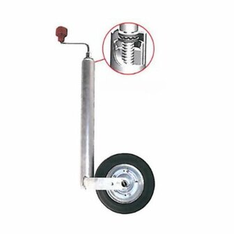 AL-KO Neuswiel Plus dia 48 mm massief rubberen band 200 x 50 mm 150 kg