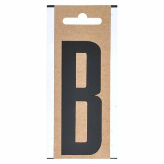 Letter etiket  B  10cm