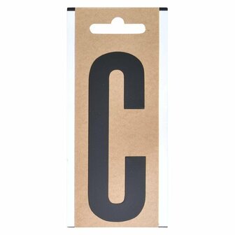 Letter etiket  C  10cm