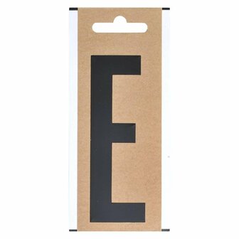 Letter etiket  E  10cm