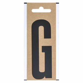 Letter etiket  G  10cm