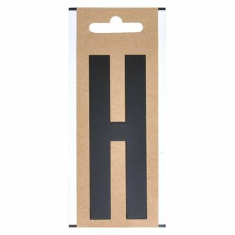 Letter etiket  H  10cm