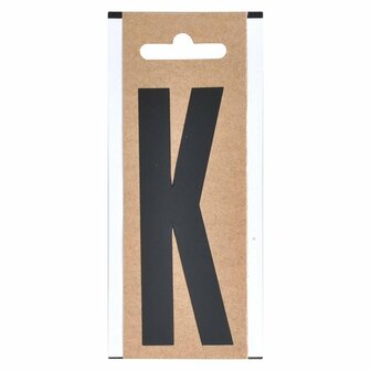 Letter etiket  K  10cm