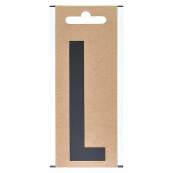 Letter etiket  L  10cm