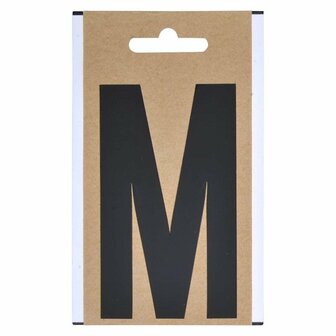 Letter etiket  M  10cm