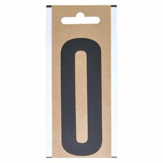 Letter etiket  O  10cm