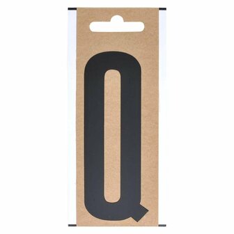 Letter etiket  Q  10cm