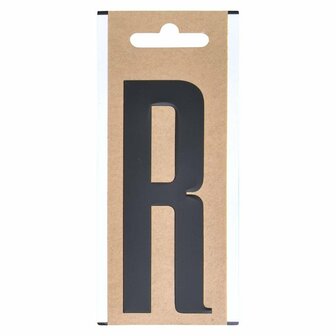 Letter etiket  R  10cm