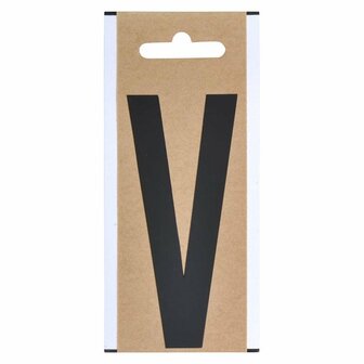 Letter etiket  V  10cm