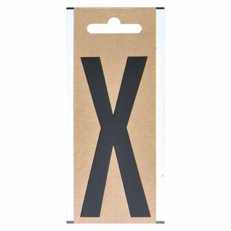 Letter etiket  X  10cm
