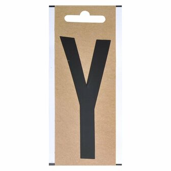 Letter etiket  Y  10cm