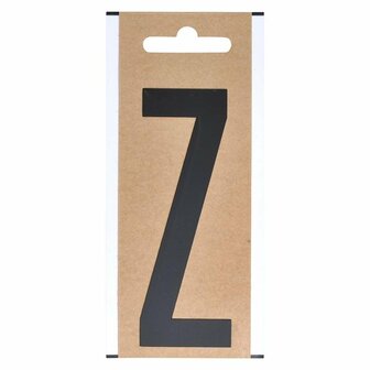 Letter etiket  Z  10cm