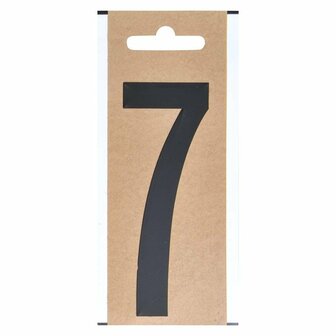 Cijfer etiket  7  10cm