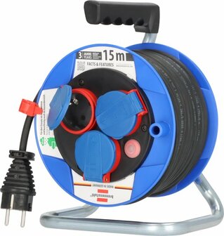 kabelhaspel 15m H05RR-F 3G1,5