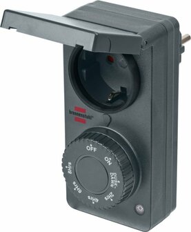 Timer met schemersensor DDT IP44&nbsp;antraciet