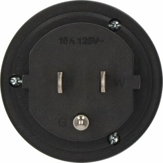Travel Adapter met aarding USA