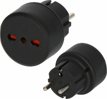 Reisadapter Italie Geaarde