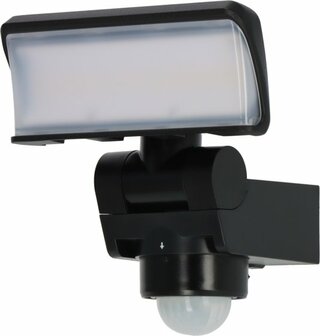 LED-spot WS 2050 SP met bewegingsmelder, 1680lm, IP44, zwart