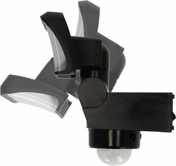 LED-spot WS 2050 SP met bewegingsmelder, 1680lm, IP44, zwart