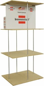 Universele verkoopsstand 62x50 cm