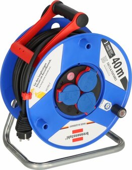 Garant IP44 kabelhaspel voor nijverheid bouw 40m H07RN-F 3G1,5