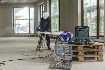 Garant IP44 kabelhaspel voor nijverheid bouw 40m H07RN-F 3G1,5