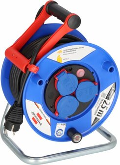 Garant IP44 kabelhaspel voor nijverheid bouw 25m H07RN-F 3G1,5