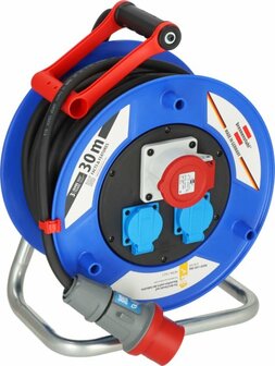 Garant CEE 1 IP44 kabelhaspel voor industrie bouw 30m H07RN-F 5G2,5