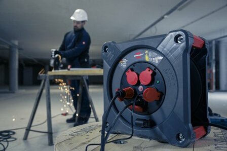 Professional Bouwplaats kabelhaspel KA 3200 5 IP44, 33m H07RN-F 3G2.5