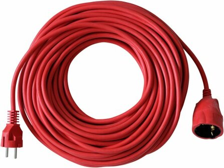 Kunststof-kabel Rood 25m H05VV-F 3G1,5