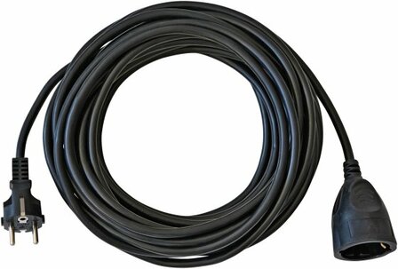 Kunststof-kabel Zwart 10m H05VV-F 3G1,5