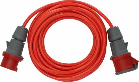 verlengsnoer IP44 10m signaalrood AT-N07V3V3-F 5G1,5 400V 16A
