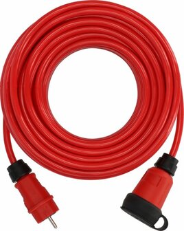 Verlengkabel VQ 2200 IP44, 25m rood H07BQ-F 3G2,5