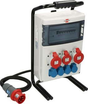 Mobiele stroomverdeler BSV 4 IP44&nbsp;2m H07RN-F5G4,0&nbsp;2x32A + 1x16A