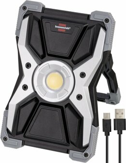 Mobiele LED batterijgevoede schijnwerper RUFUS 3000 MA, 3000lm, IP65