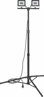 LED-bouwlamp met statief JARO 6060 T, 4800lm, 2x 20W, 3m H07RN-F 3G1,0, IP65