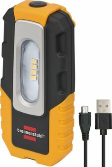 Oplaadbare zaklamp met 4 LED&#039;s HL DA 40 MH 200lm