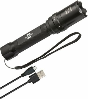 focus LED-zaklamp met batterij en snelschakelaar TL 400 AFS, IP44, CREE-LED, 430lm
