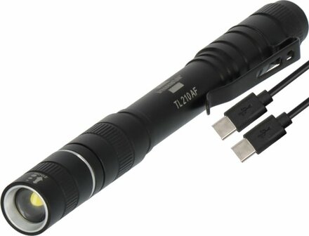 Accu-zaklamp LED TL 210 AF, IP44, 200lm