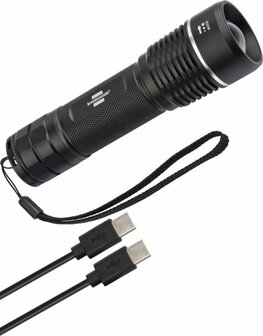 oplaadbare focus-LED zaklamp TL 1201 AF, 1200lm, IP67
