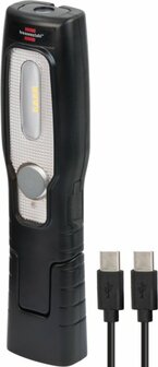 LED oplaadbare handlamp HL 201 A 250+70lm