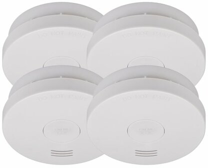 Rookmelder SET, 4x RM L 3100 met ge&iuml;ntegreerde batterij