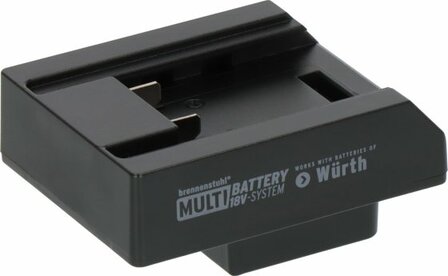 W&uuml;rth adapter voor LED bouwspots in het brennenstuhl&reg; Multi Accu 18V Systeem