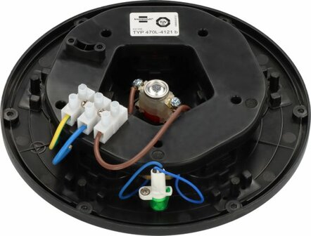 Professional Stopcontactinzet montageplaat 5-voudig, IP44, thermostaat met wachtstandaanduiding
