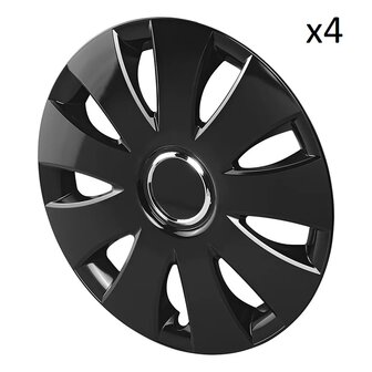 Wieldop Aura zwart 16 inch&nbsp;x4 stuks