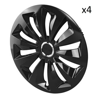 Wieldop Fox zwart 14 inch&nbsp;x4 stuks